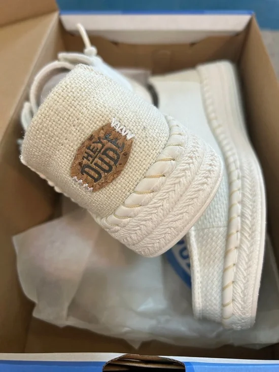 (Sold)Womens Hey Dude Hey duWendy Espadrille Woven sneakers size 9 - Picture 4 of 7